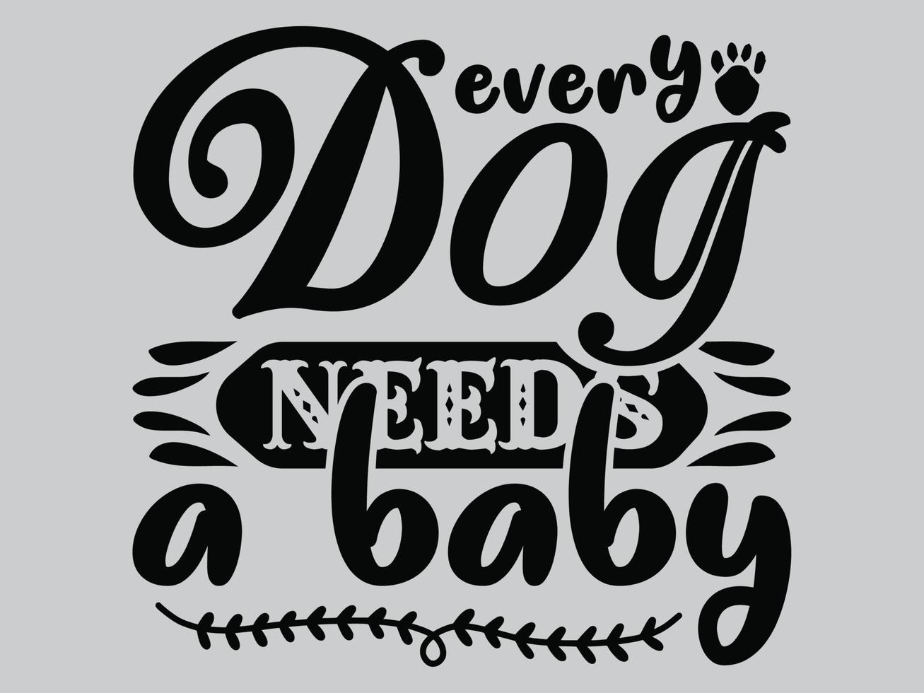 Dog T shirt Design File vector