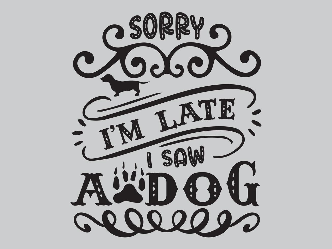 Dog T shirt Design File vector