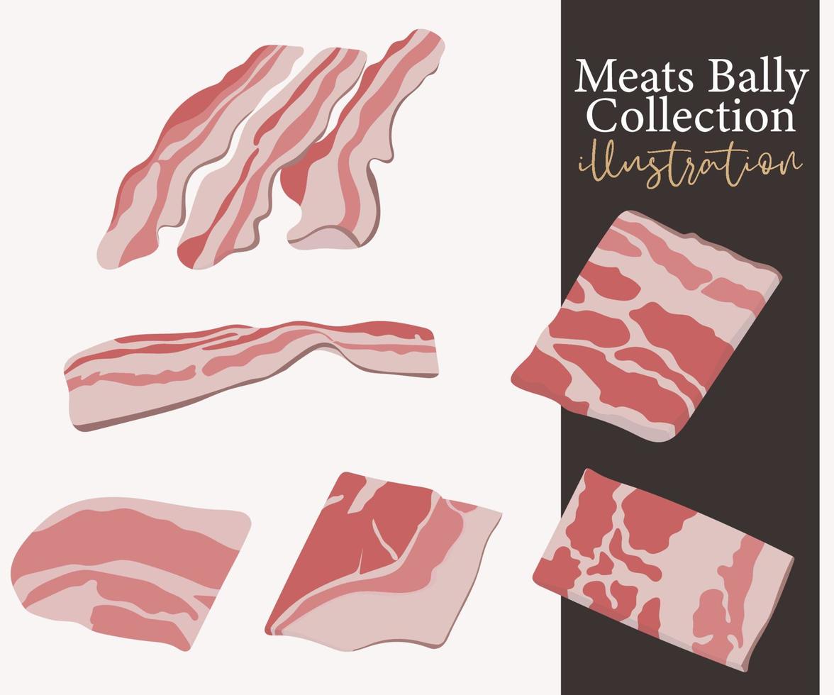illustration of a ham vector