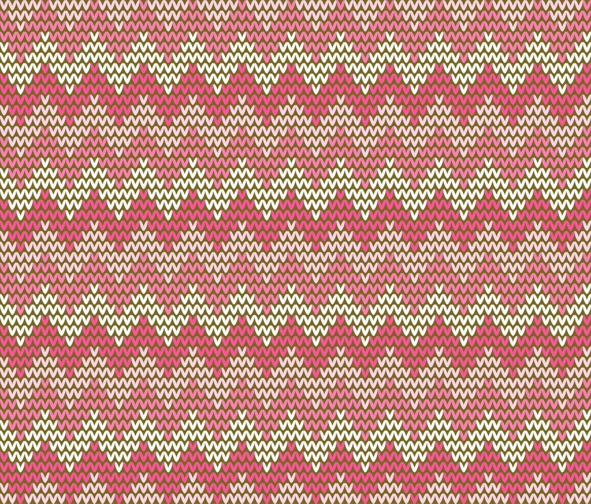 beautiful seamless knitted pattern background vector