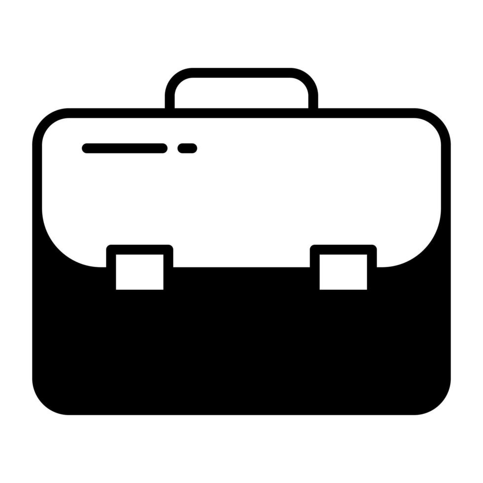 Trendy vector icon of portfolio, business briefcase