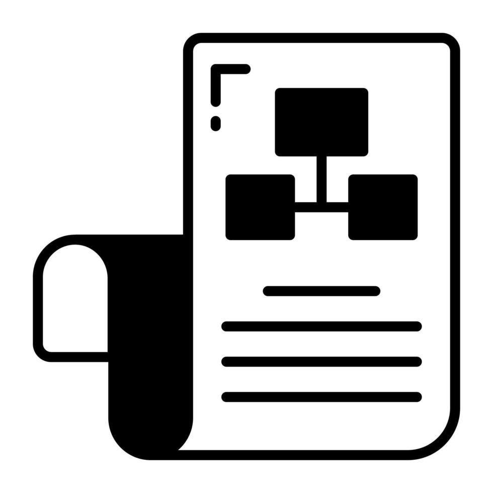 Workflow vector icon in trendy design style