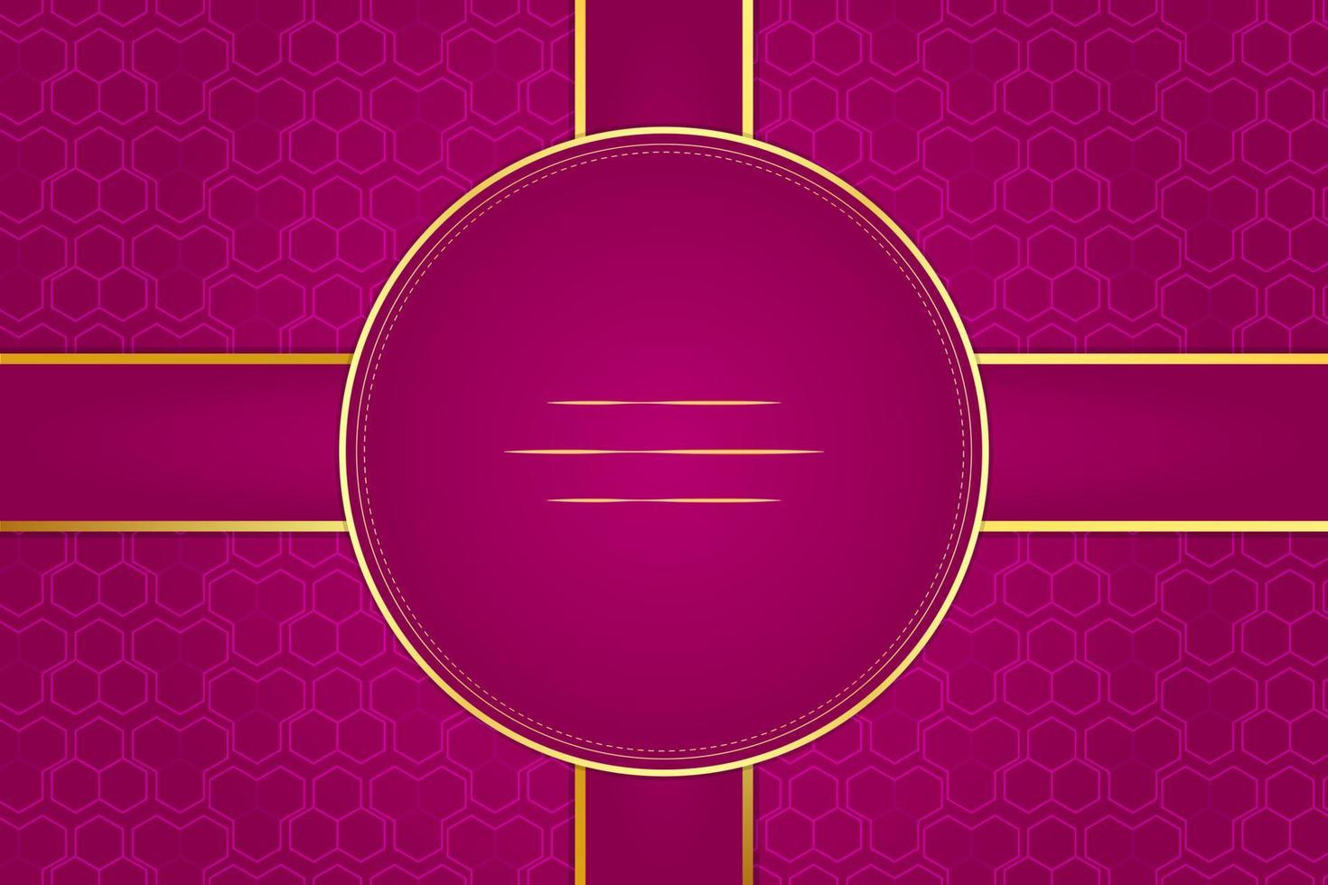 modern luxury abstract background with golden line elements pink gradient background modern for design vector