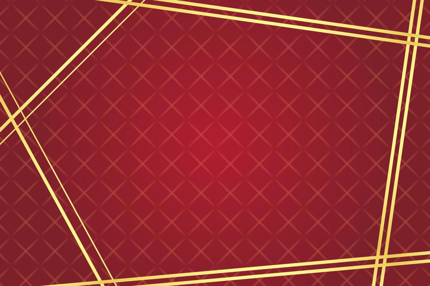modern luxury abstract background with golden line elements gradient red background modern for design vector