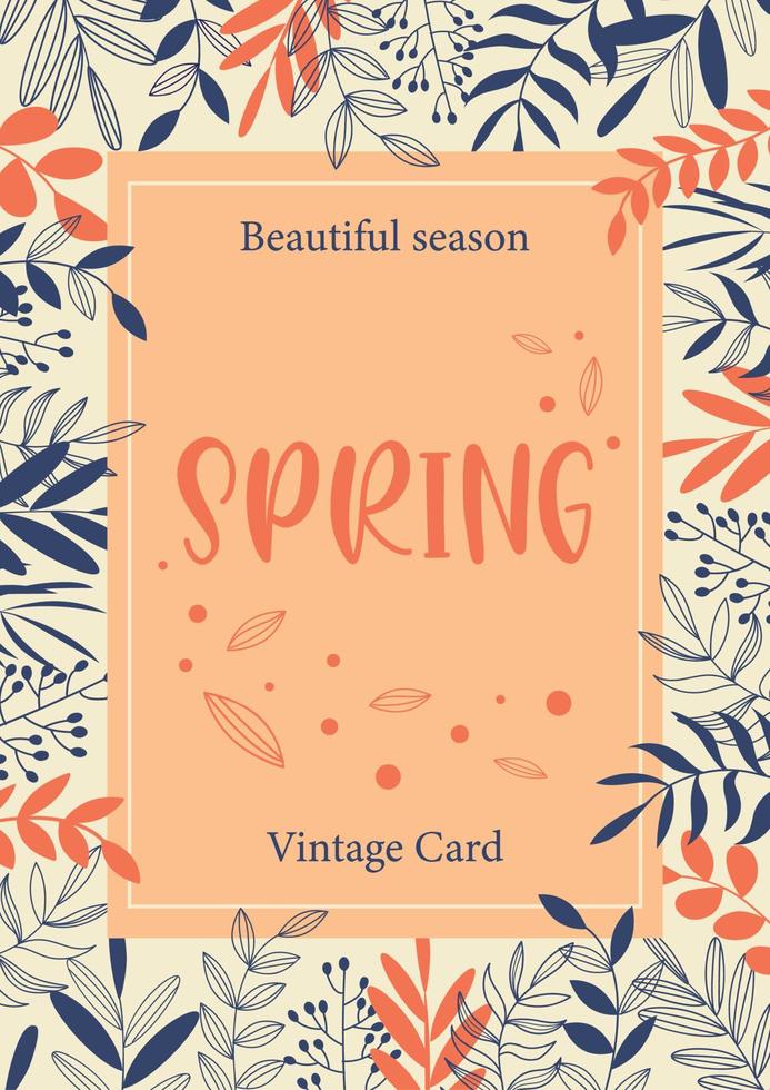 Spring sale with beautiful colorful flower, Vector illustration template background