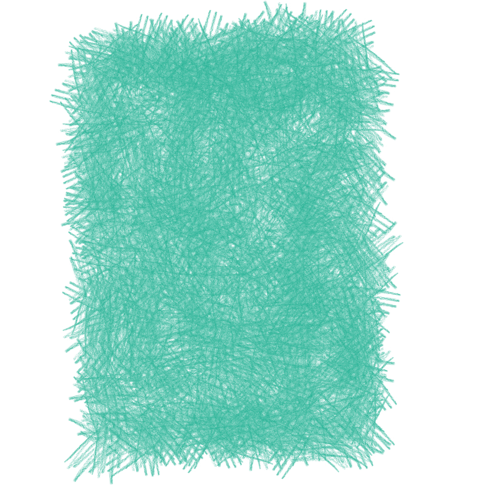 Green Coloured Pencil Scribble Paint 18764688 PNG