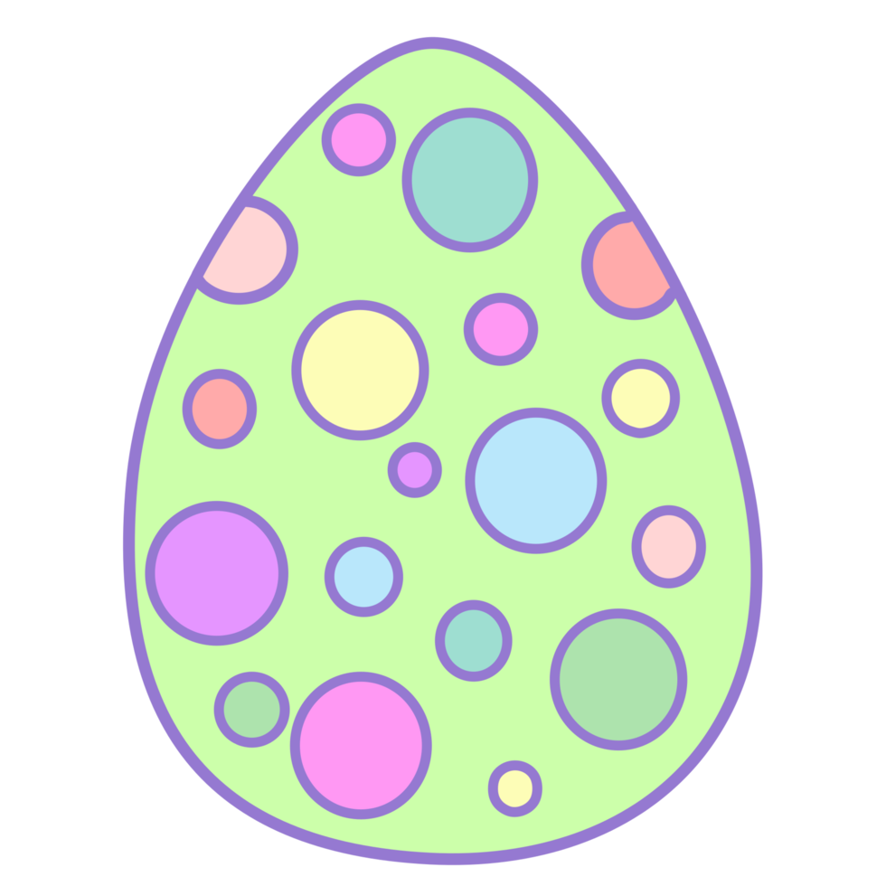 colorful easter egg png