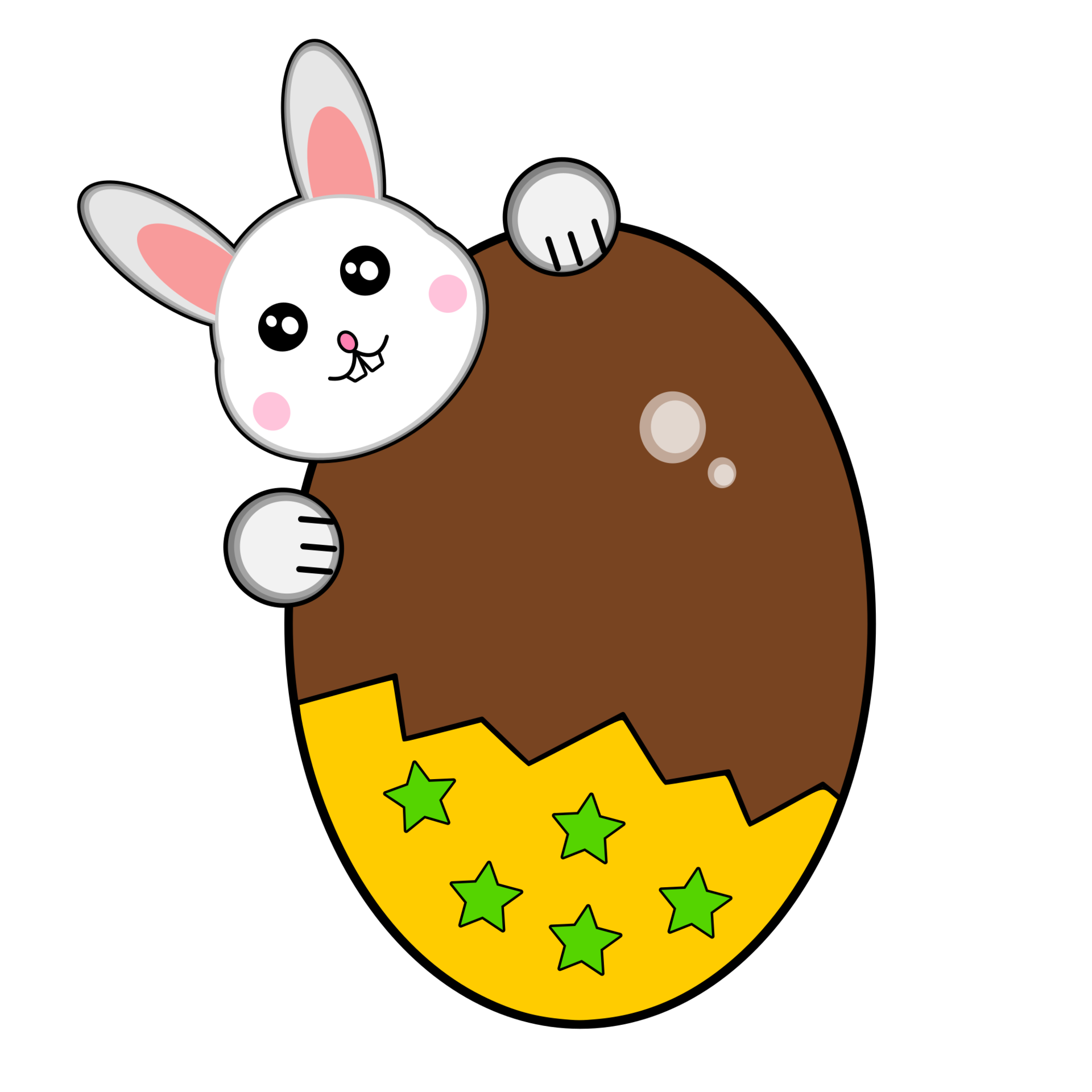 Easter Chocolate Egg Transparent PNG Clip Art​