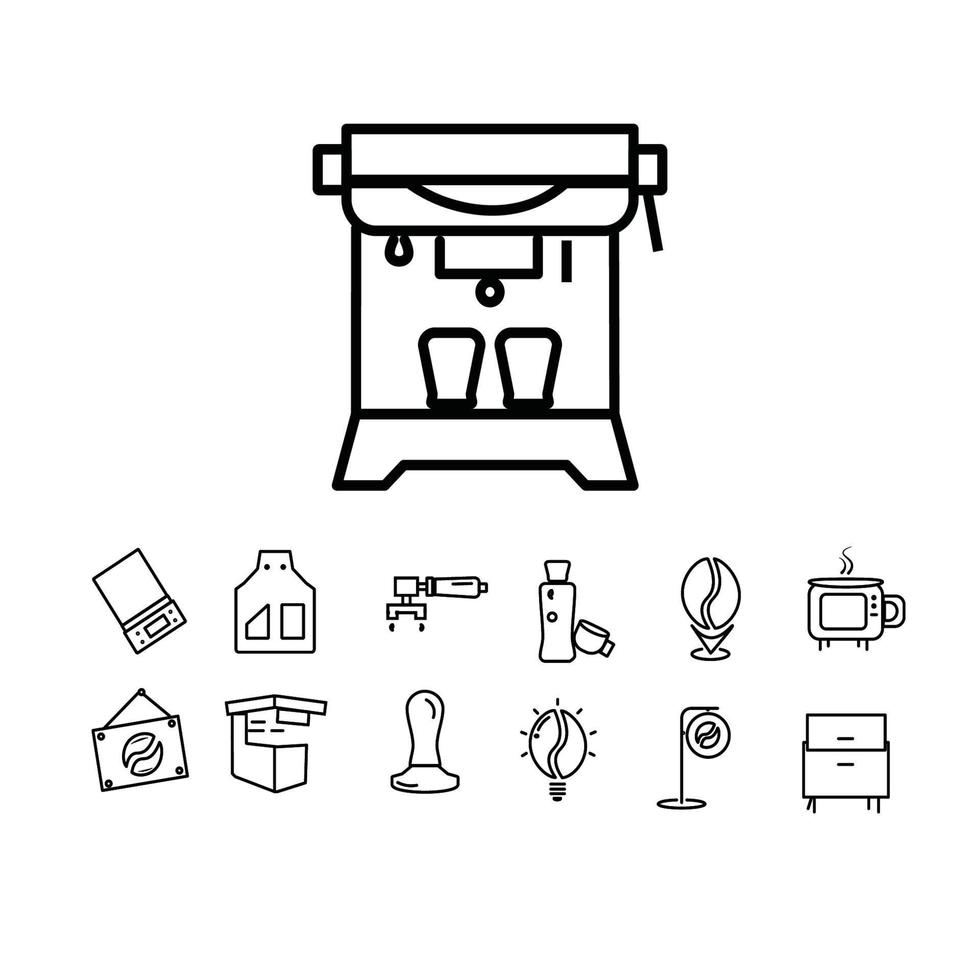 Coffee Tools Icon vector
