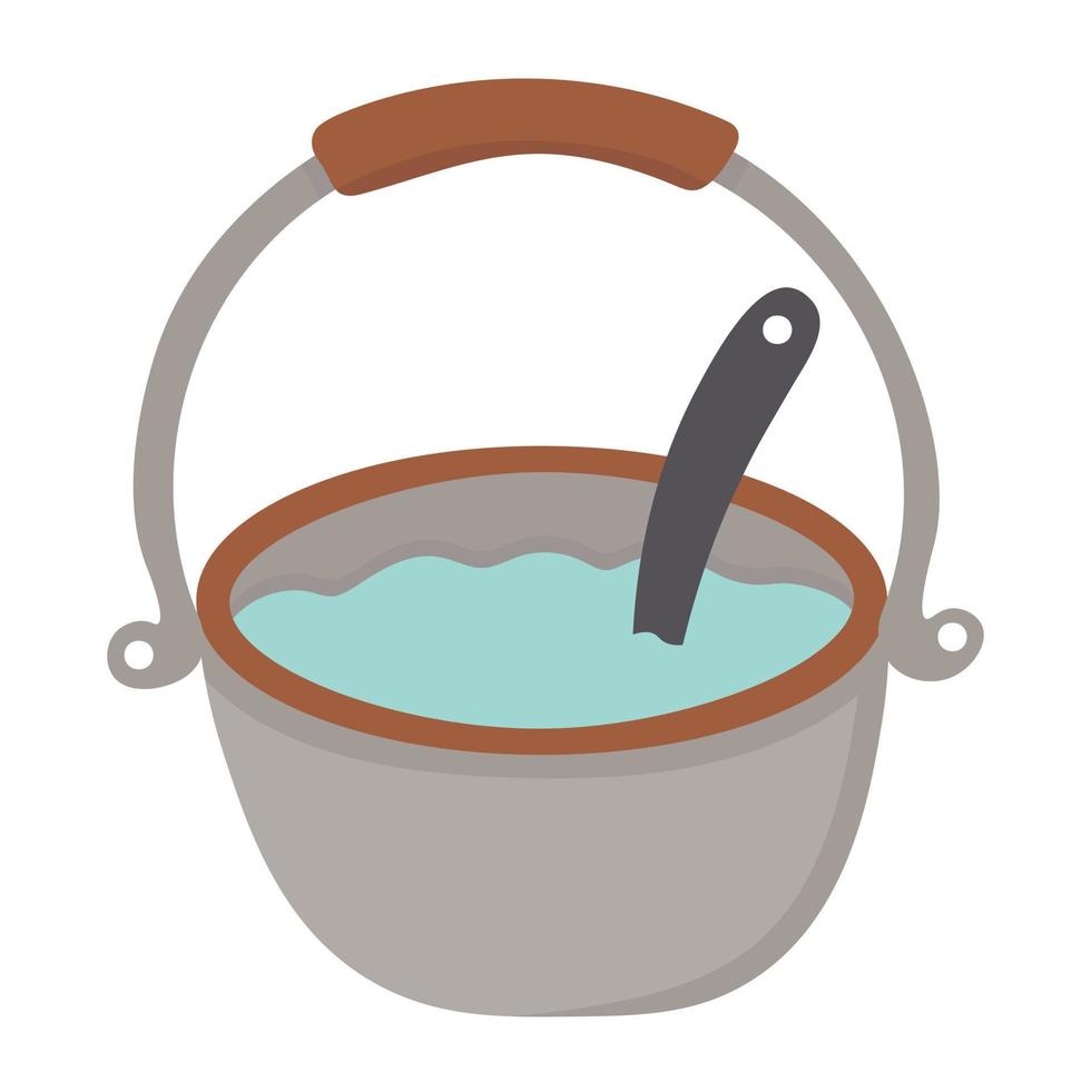 Doodle clipart. Traveler's kettle. All objects are repainted. vector