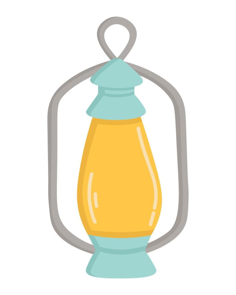 Doodle clipart. Traveler's lantern. All objects are repainted. vector