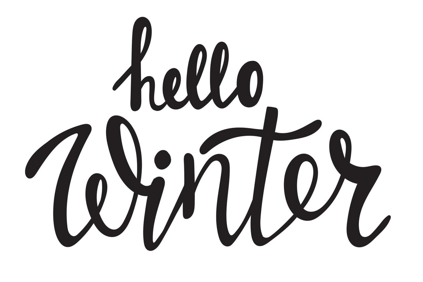 Christmas lettering for greeting cards vector