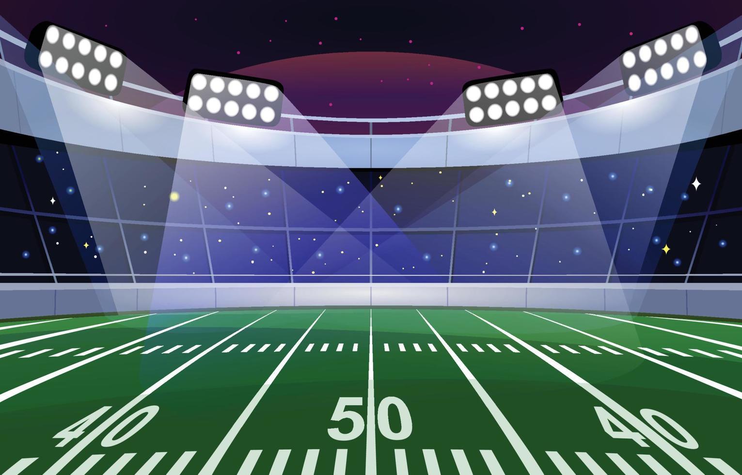 American Football Field Background vector