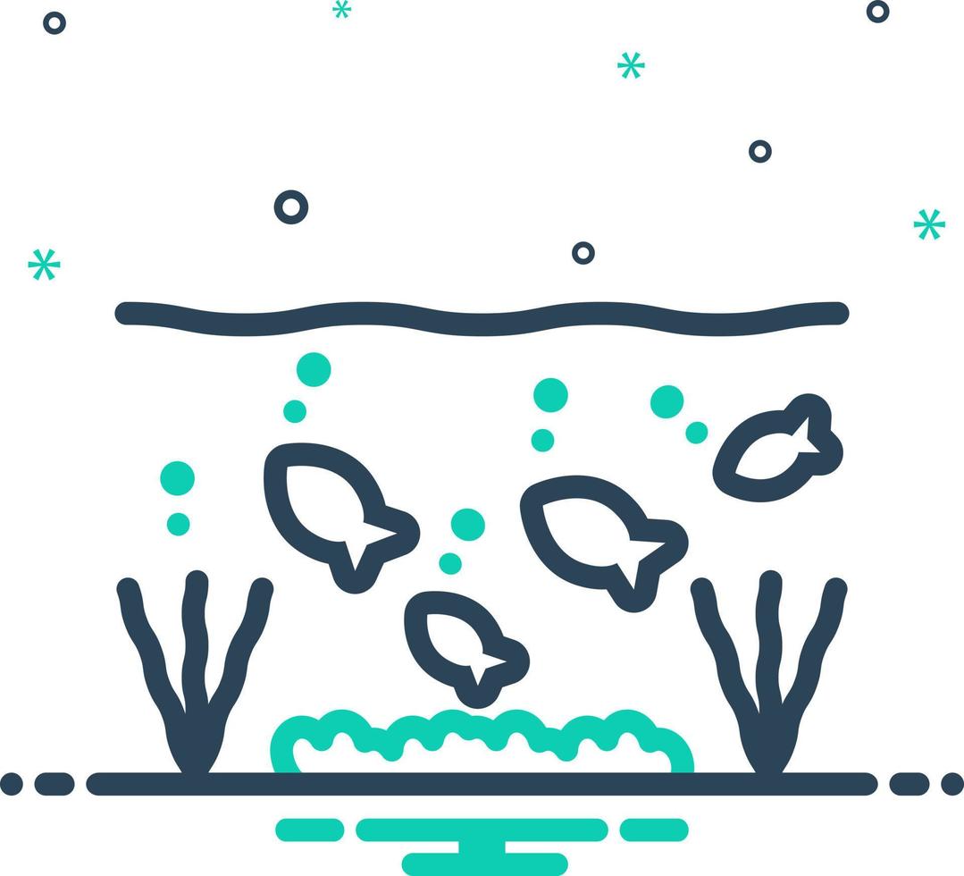 mix icon for under vector