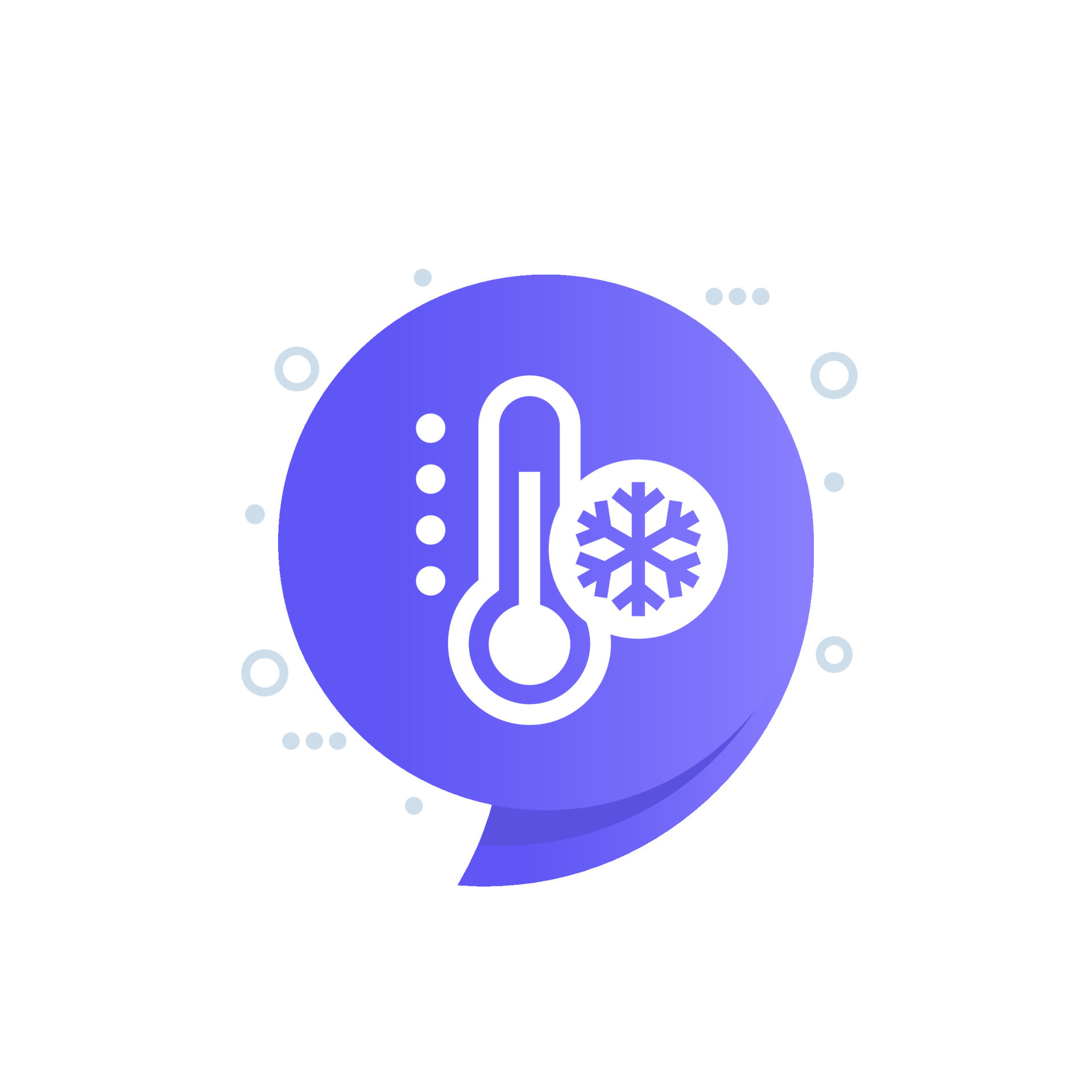 low temperature icon with thermometer 18768353 Vector Art at Vecteezy