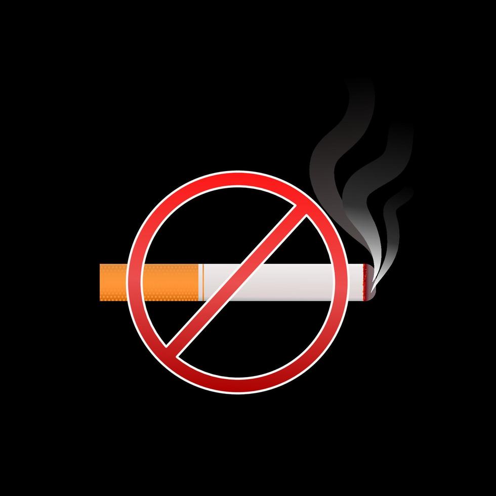 ilustración vectorial para el día mundial sin tabaco, cáncer, pulmón, salud respiratoria, no fumar, no fumar, no fumar, enfermedad debida al tabaquismo vector
