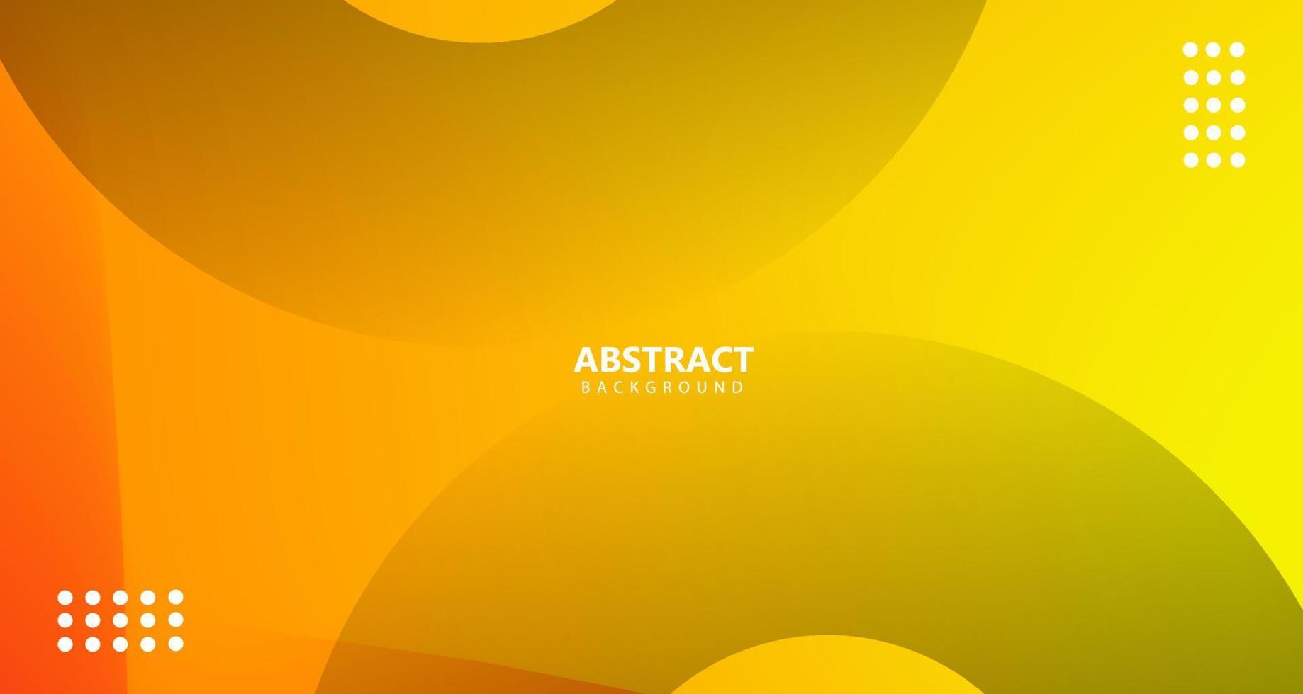 Abstract orange gradient background vector