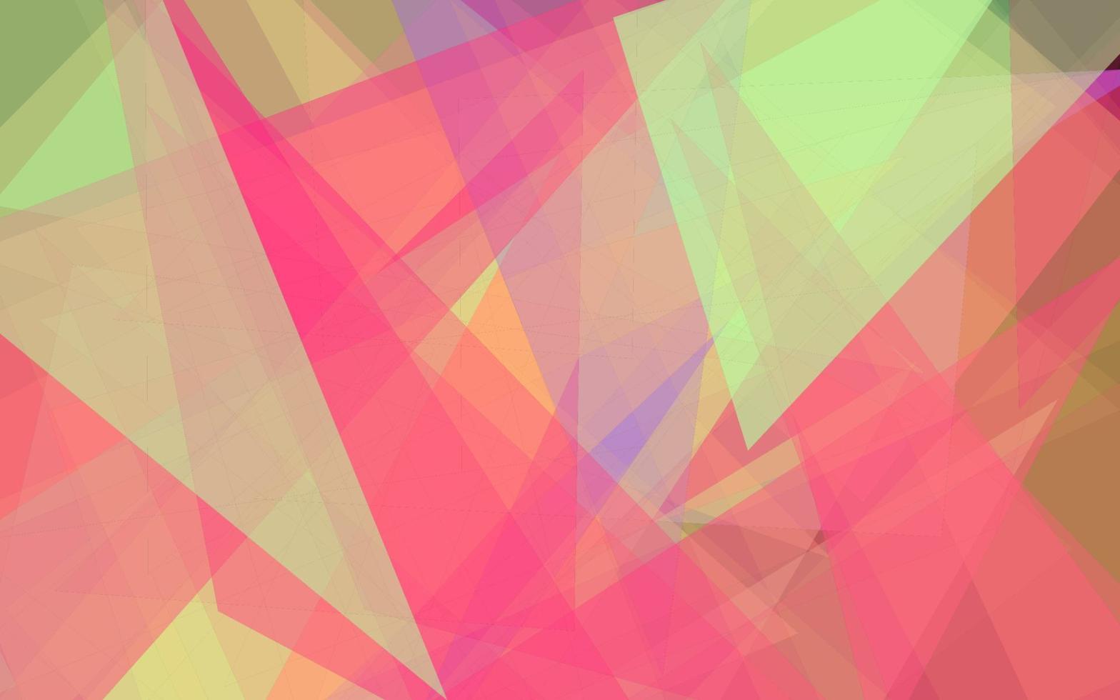 Abstract geometric transparant multicolor background vector
