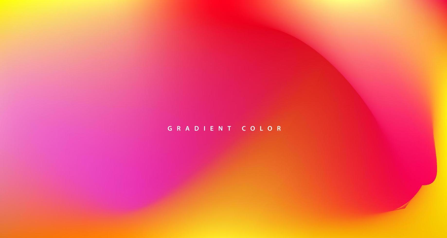 Abstract gradient multicolor background vector