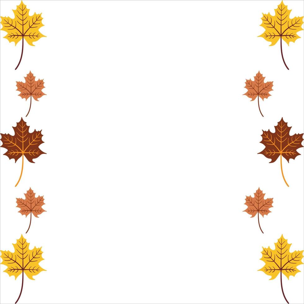 Autumn Leaves Background vector