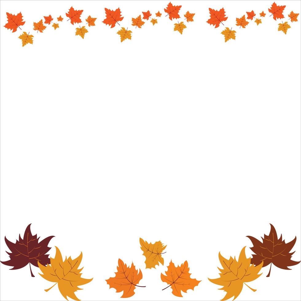 Autumn Leaves Background vector