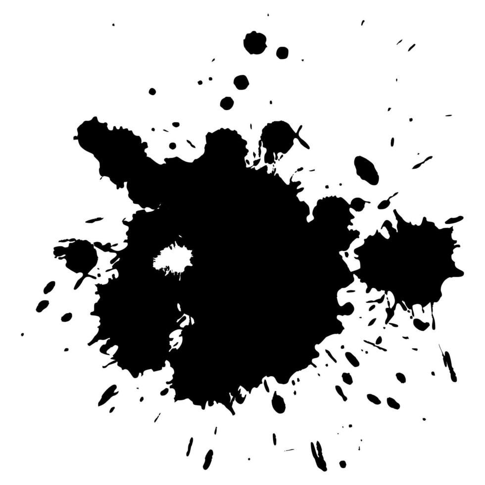 Free vector collection of ink splatters