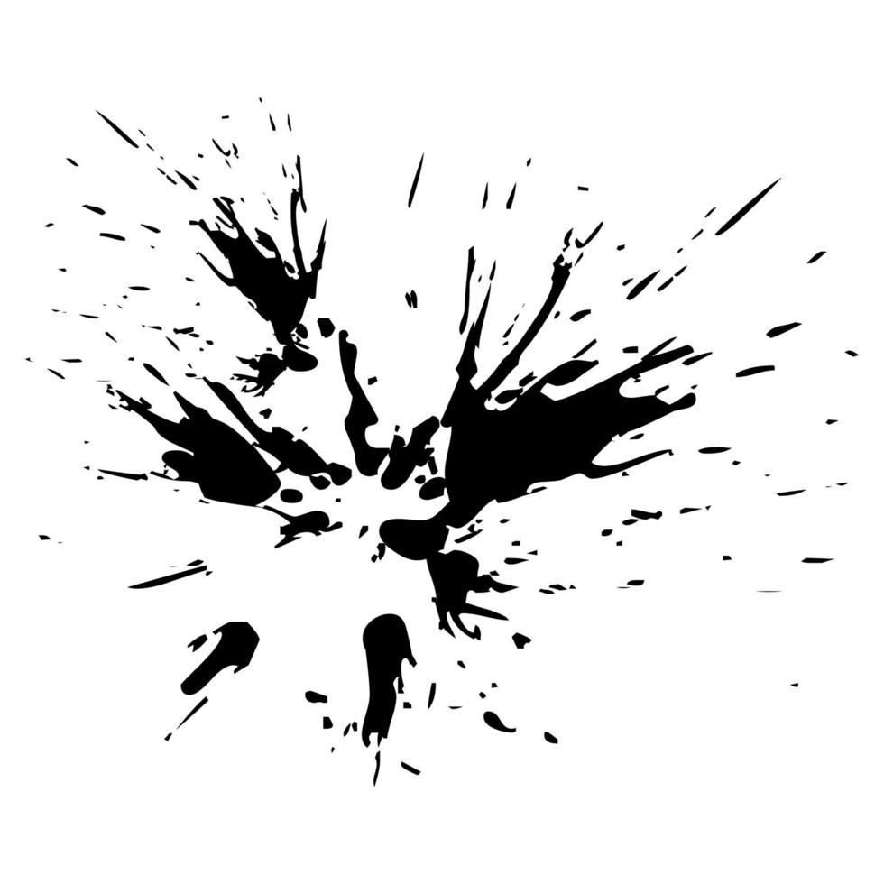 Free vector collection of ink splatters