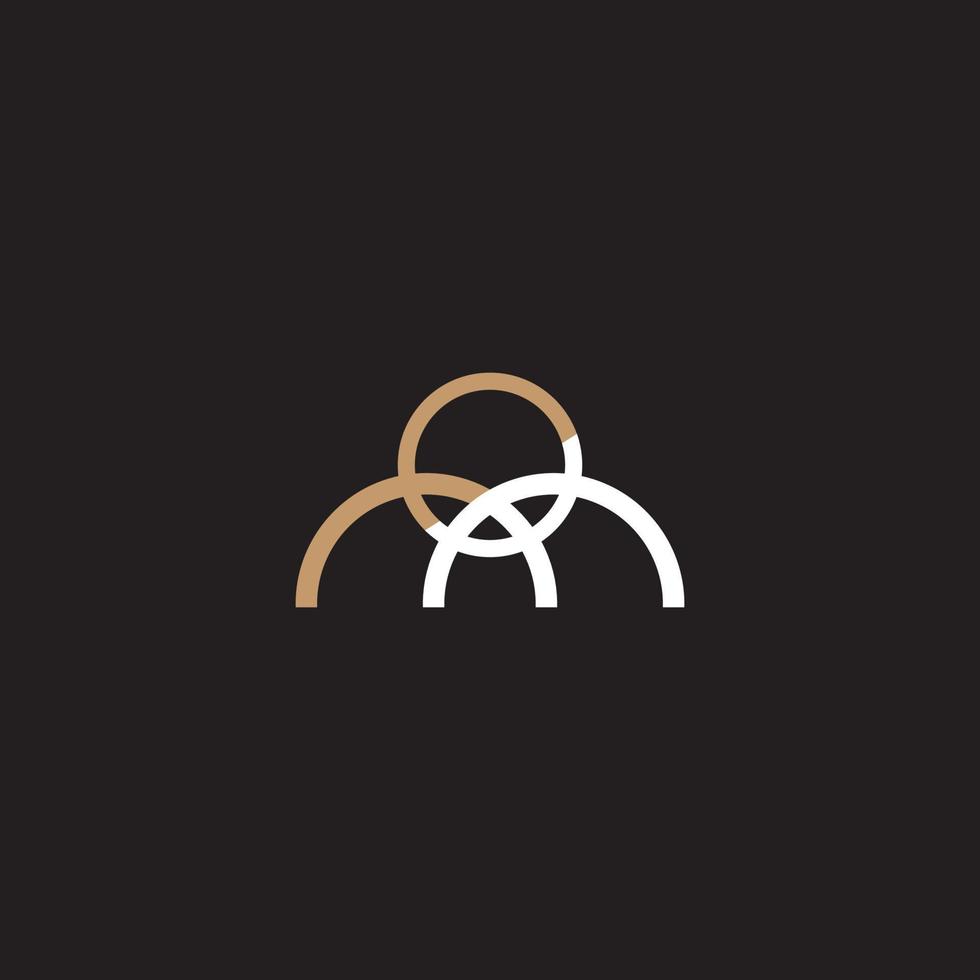 Mo or om logo design vector templates