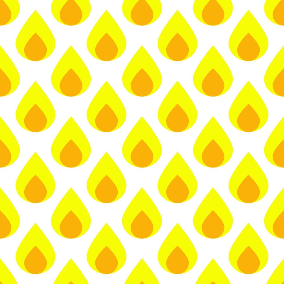 Vivid seamless repeating pattern of fire for wallpapers, textile, fabric and other surfaces vector