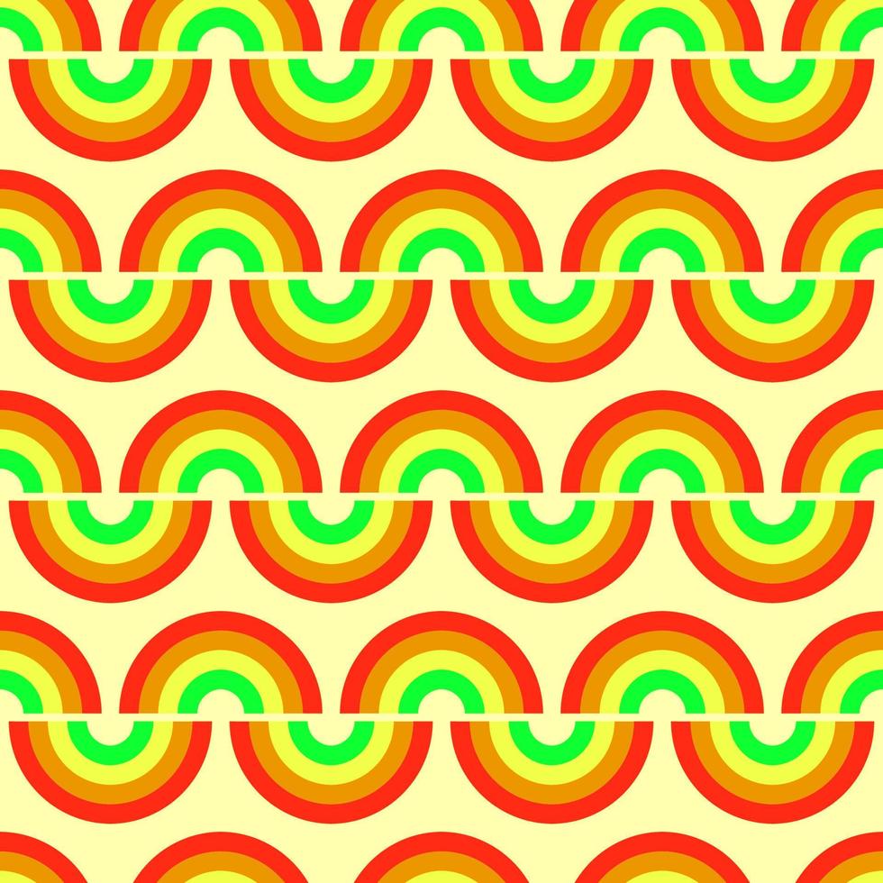 Colorful seamless pattern of rainbow for fabric, textile, wrappers and other various surfaces vector