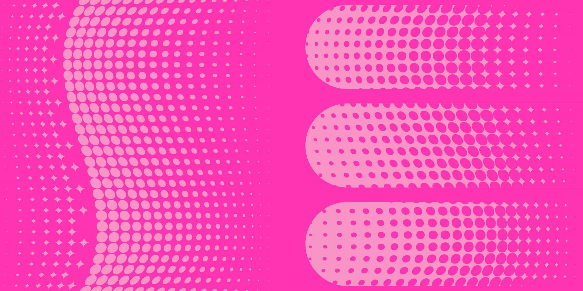 fondo de semitono rosa abstracto, diseño plano vector