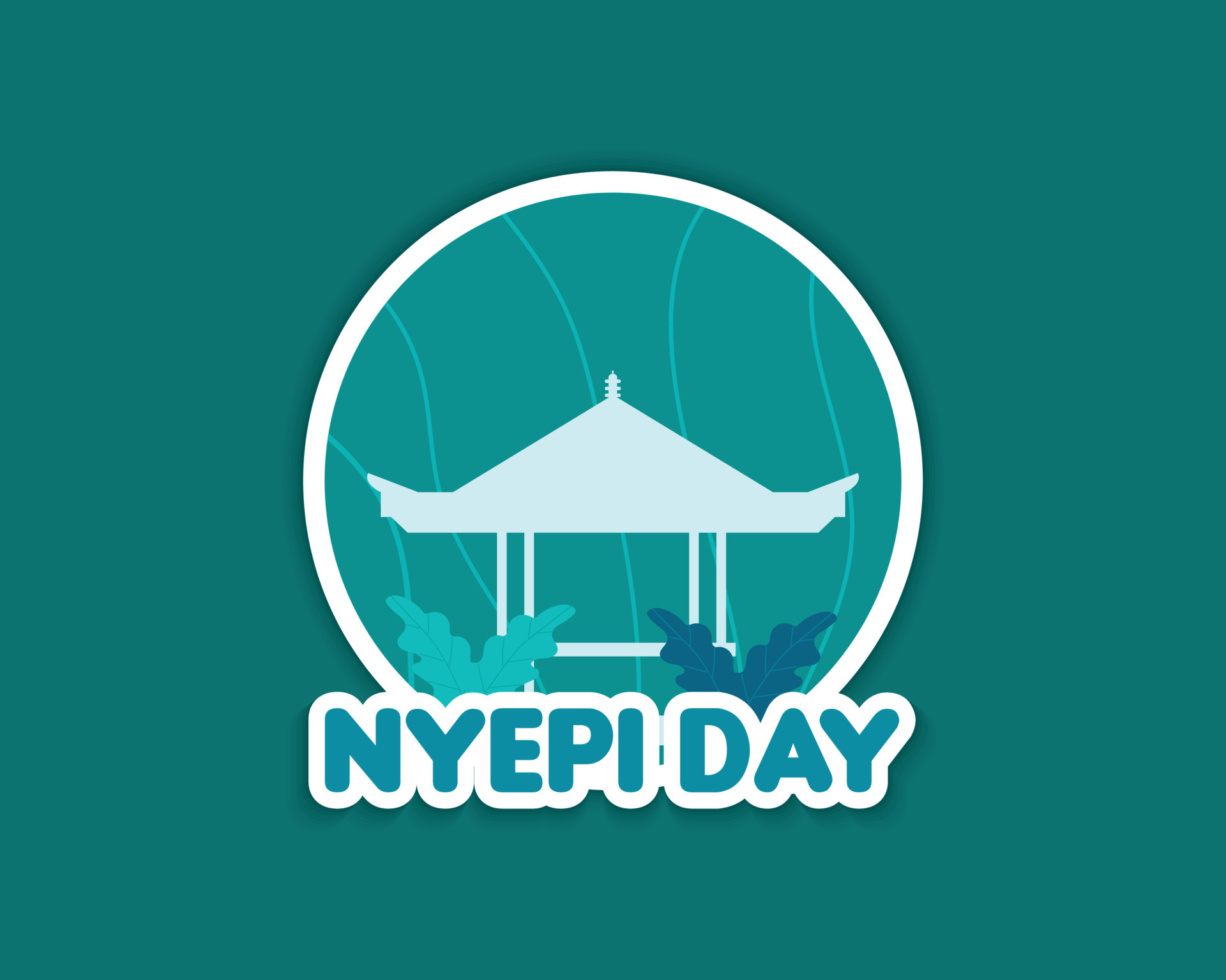 Nyepi Day Flat Illustration Template 18769846 Vector Art at Vecteezy