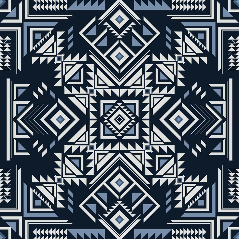 Native american pattern indian ornament pattern geometric ethnic textile texture tribal aztec pattern navajo mexican fabric seamless Vector decoration