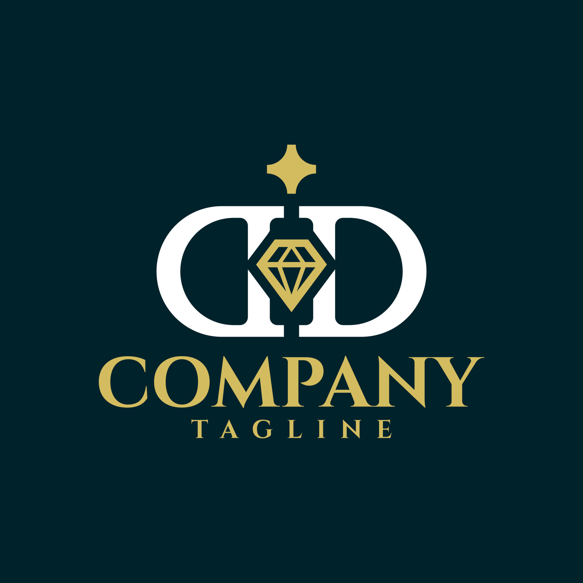 illustration-of-a-two-letter-d-with-a-diamond-good-for-any-business