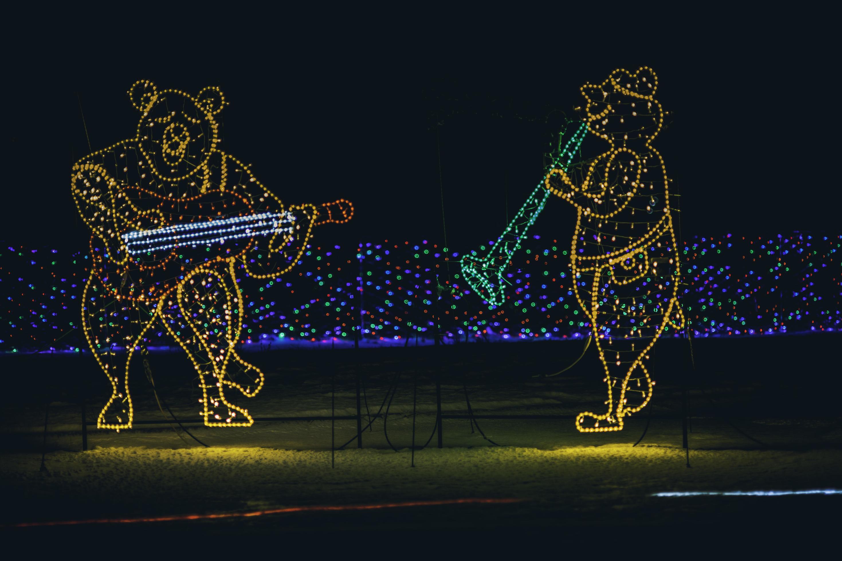 December 24 2022. Richmond Hill, Ontario, Canada. Chrismtas lights in