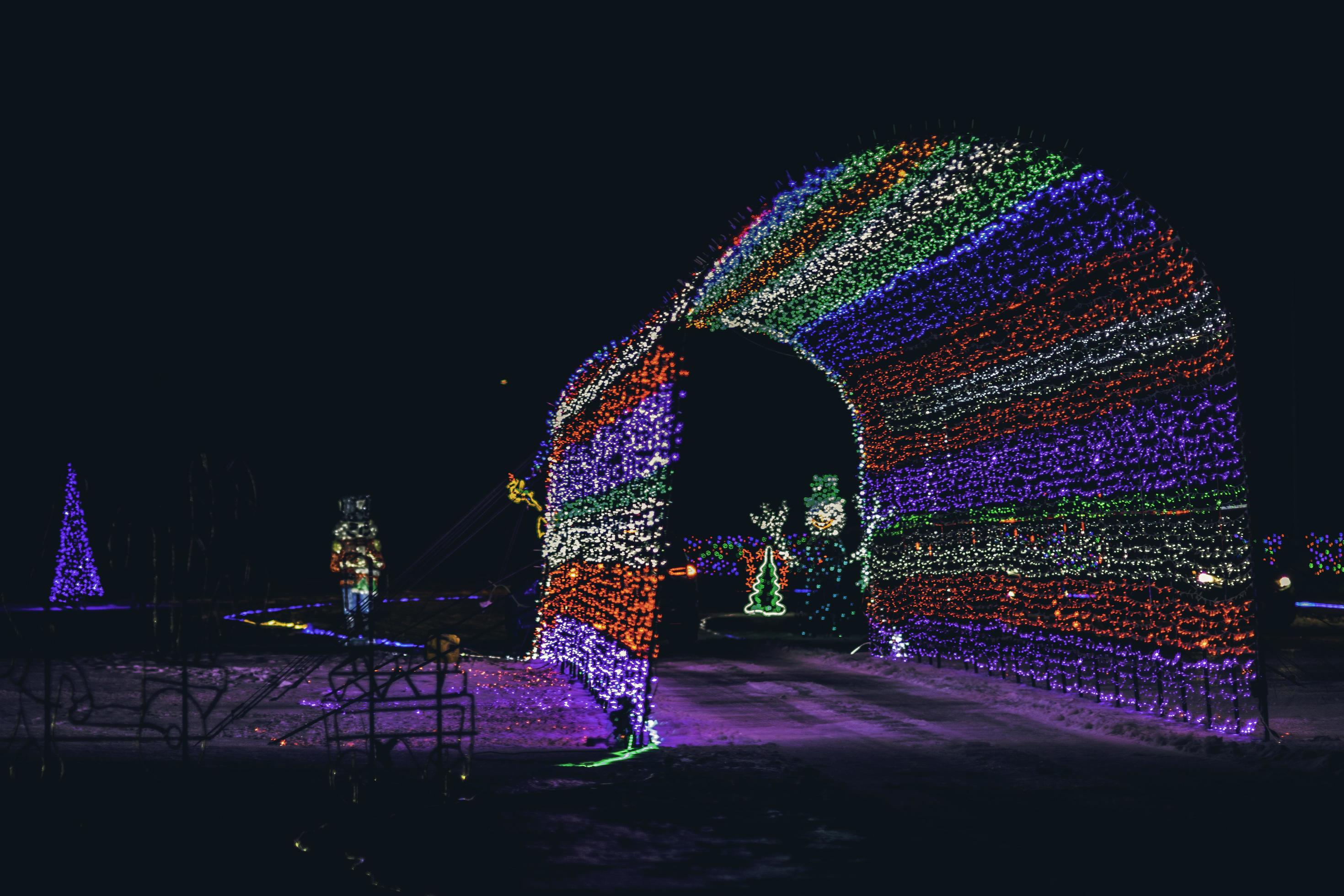 December 24 2022. Richmond Hill, Ontario, Canada. Christmas lights in