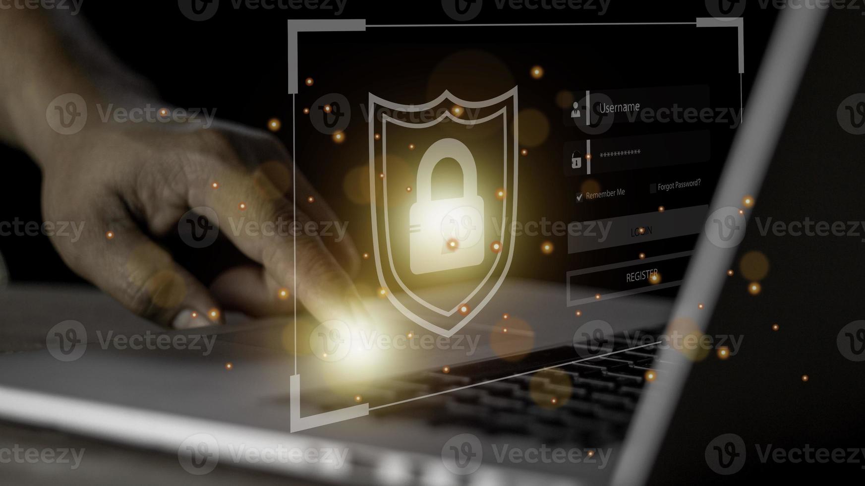 Online cyberspace internet cyberspace law rules rights regulation security lock protection against copyrights misuse conduct. Digital padlock icon, cyber security network and data protection photo