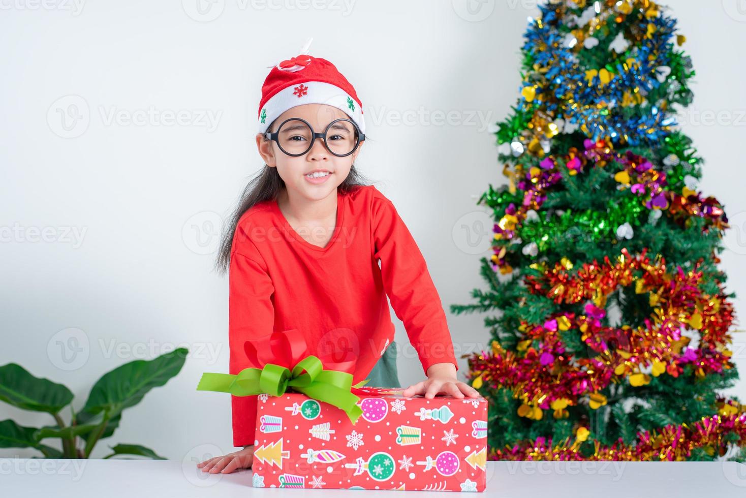 child girl cristmas photo