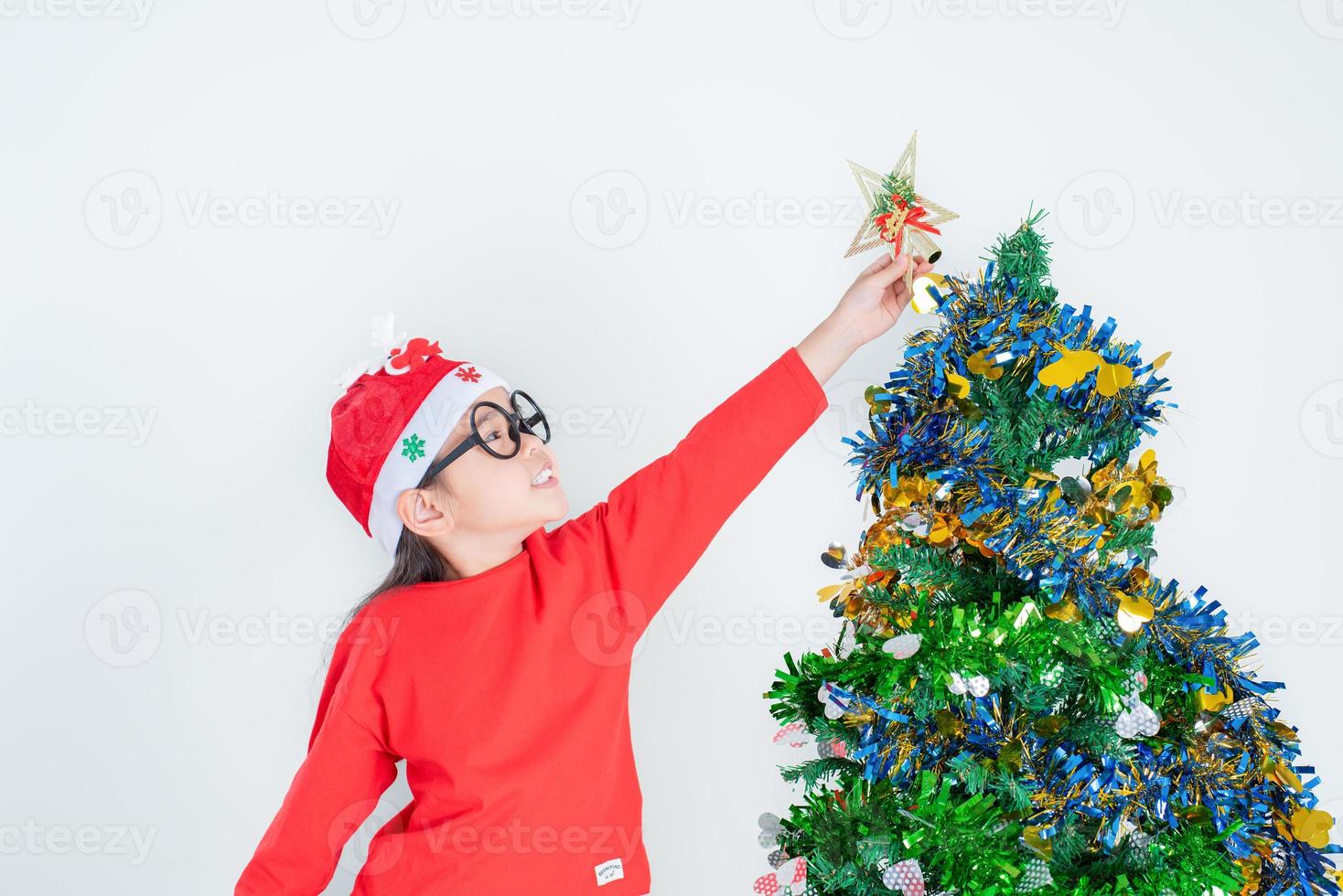 child girl cristmas photo