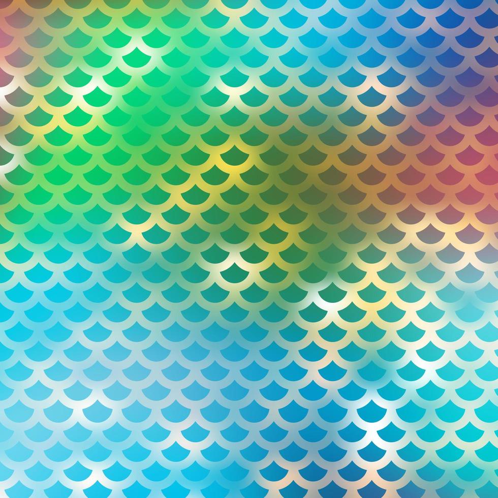 Mermaid scales pattern with gradient colorful photo