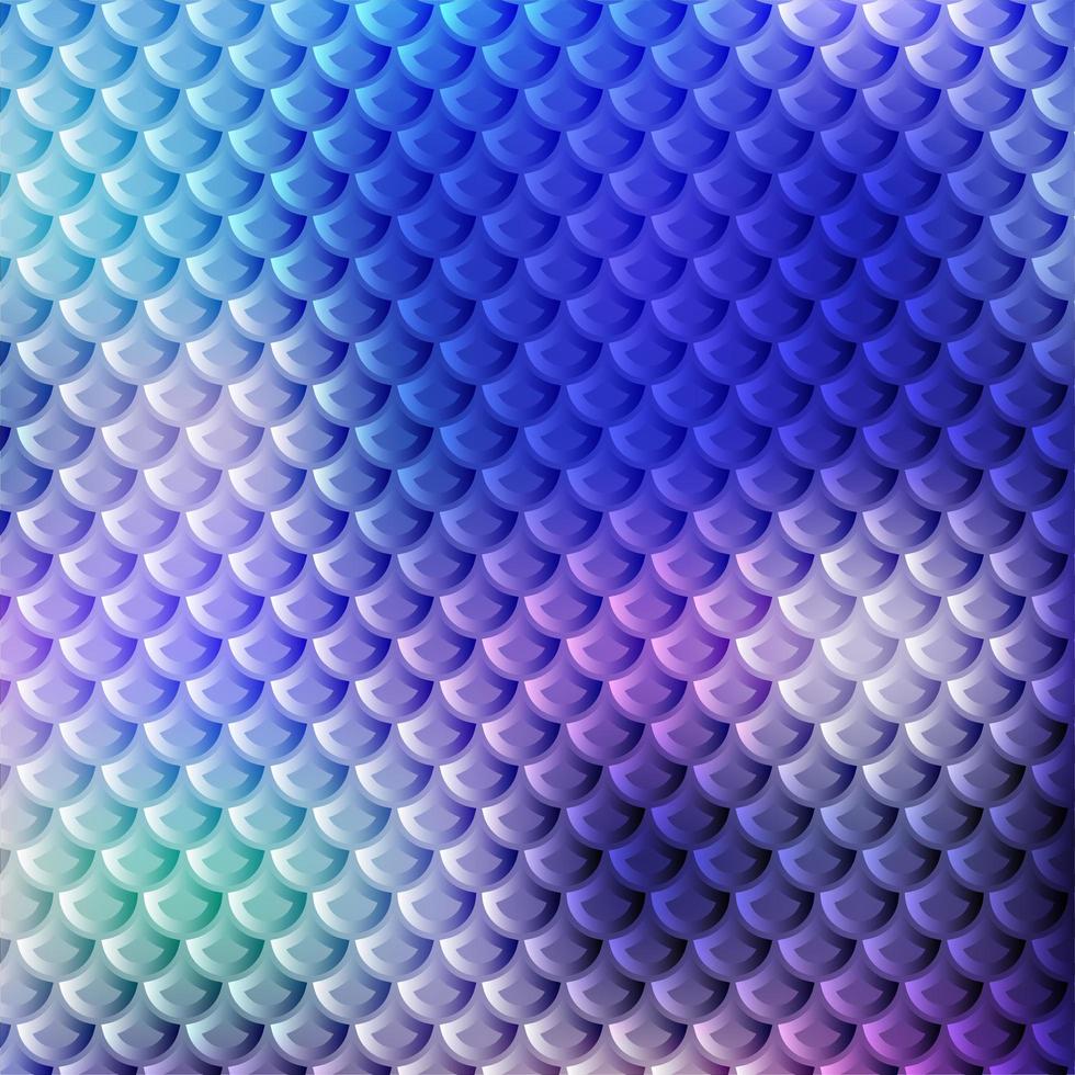 Mermaid scales pattern with gradient blue color photo