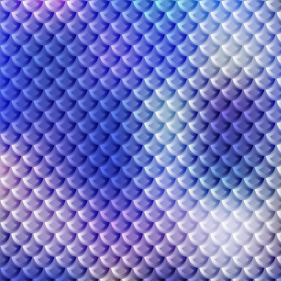 Mermaid scales pattern with gradient blue color photo