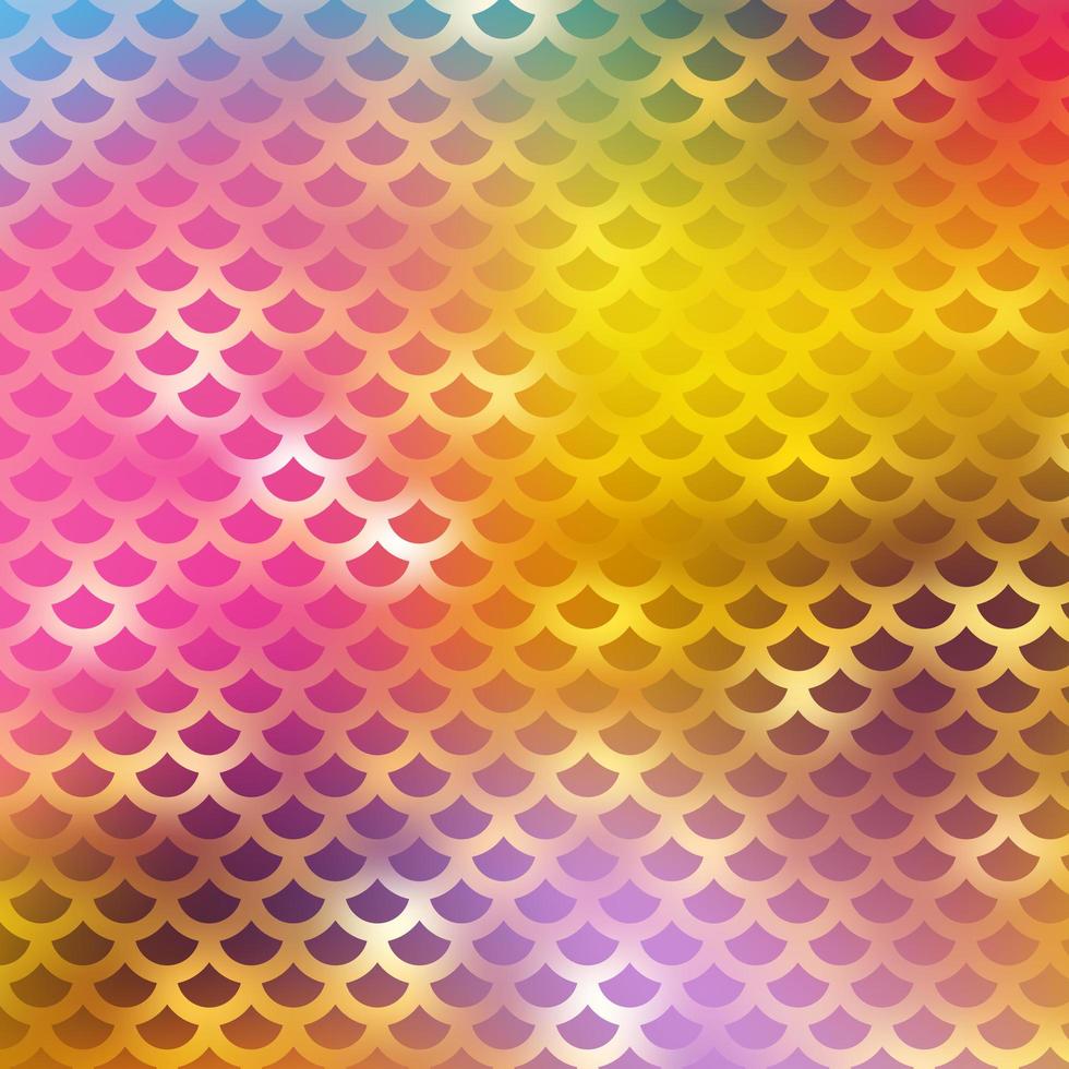 Mermaid scales pattern with gradient colorful photo