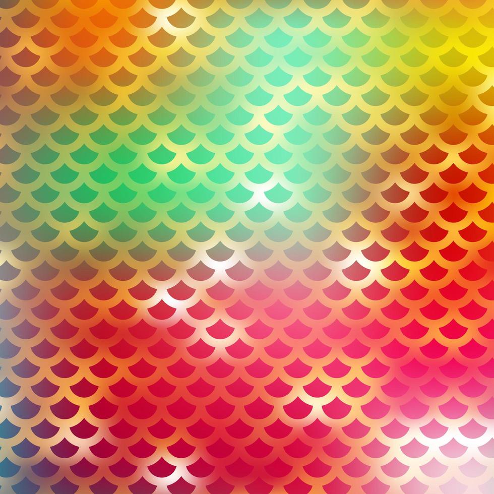 patrón de escamas de sirena con degradado de colores foto