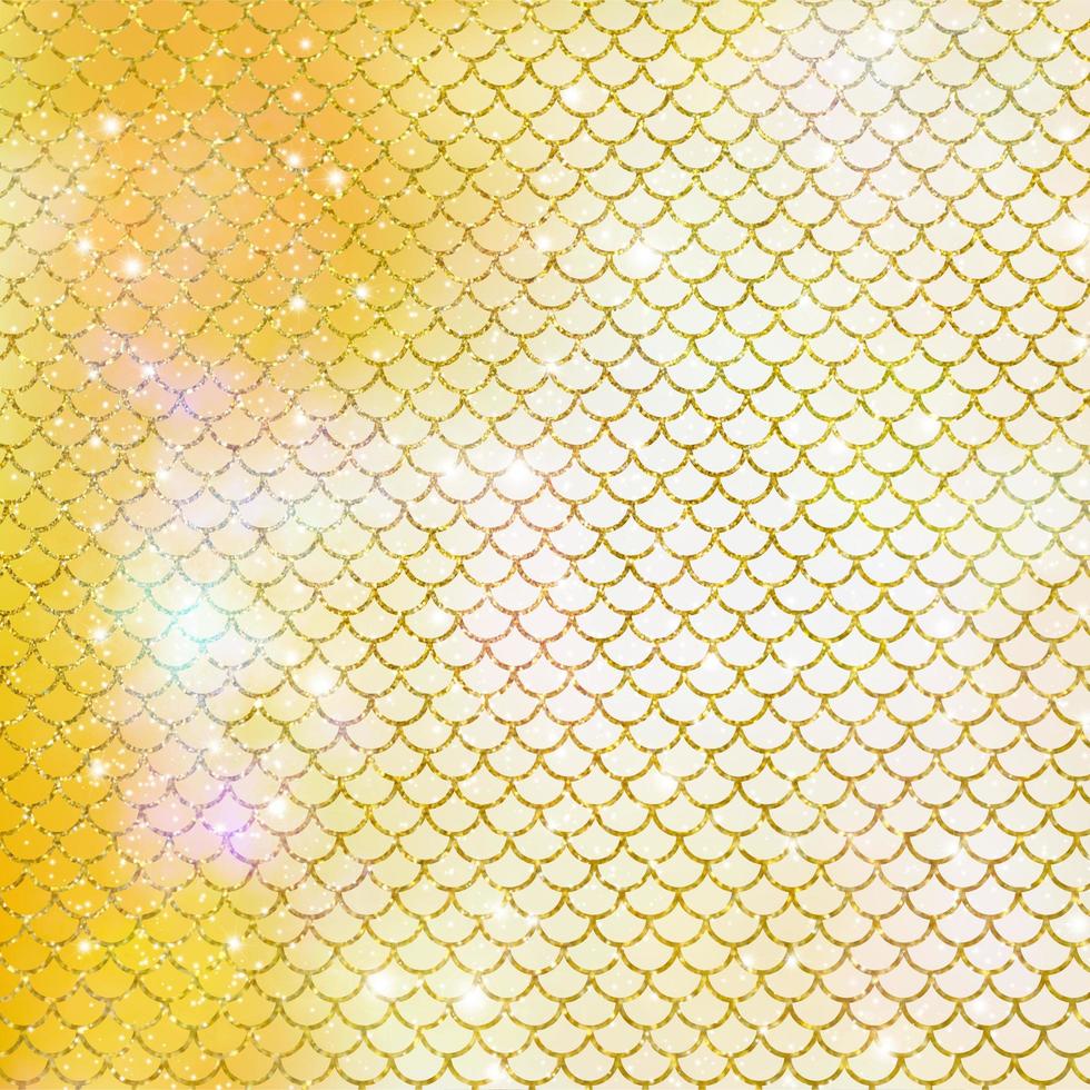 Mermaid scale pattern gold with sparkle gradient color background photo