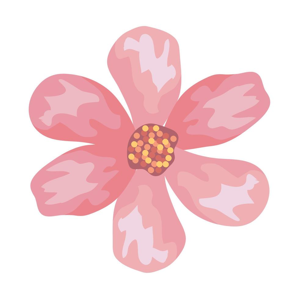 pink flower drawing vector design 18772252 Vector Art at Vecteezy