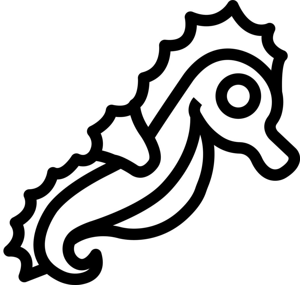 Seahorse Icon Design vector