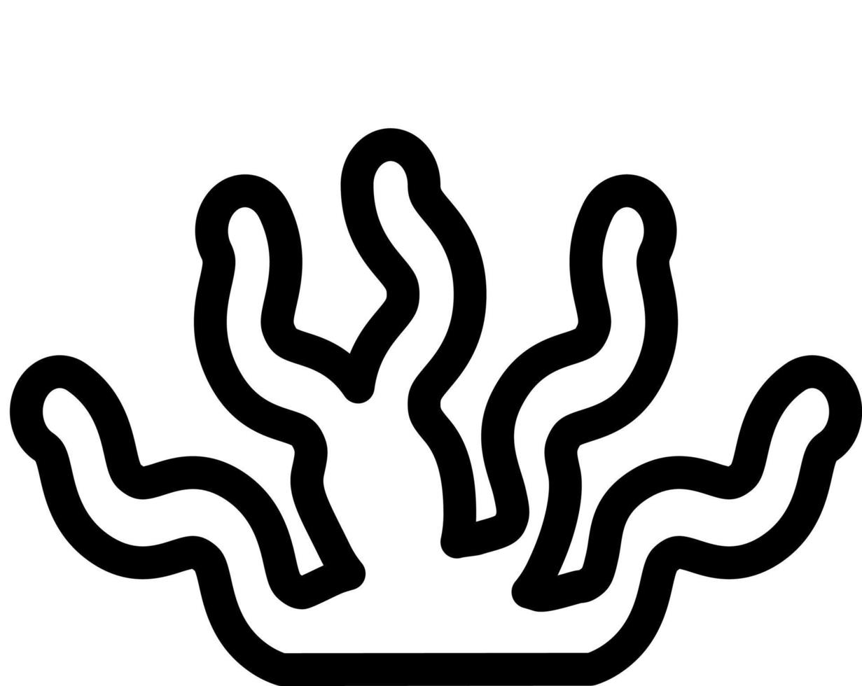 Seaweed Icon Design vector