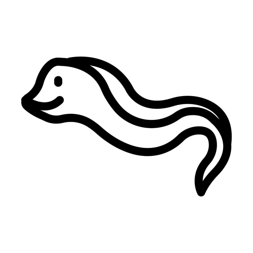 Eel Icon Design vector