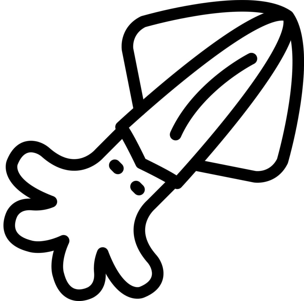Squid Icon Design vector